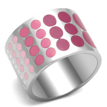 Load image into Gallery viewer, TK820 - High polished (no plating) Stainless Steel Ring with Epoxy  in Multi Color