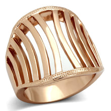 Load image into Gallery viewer, TK859 - IP Rose Gold(Ion Plating) Stainless Steel Ring with No Stone