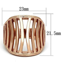 Load image into Gallery viewer, TK859 - IP Rose Gold(Ion Plating) Stainless Steel Ring with No Stone