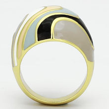 Load image into Gallery viewer, TK870 - IP Gold(Ion Plating) Stainless Steel Ring with Epoxy  in Multi Color