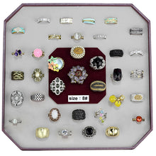 Load image into Gallery viewer, VK-029-SIZE8 - Assorted Brass Ring with Assorted  in Assorted