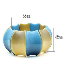 Load image into Gallery viewer, VL040 -  Resin Bracelet with Synthetic Synthetic Stone in Multi Color