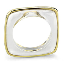 Load image into Gallery viewer, VL081 - IP Gold(Ion Plating) Brass Ring with Synthetic Synthetic Stone in Clear