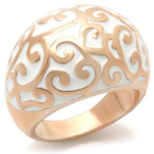 Load image into Gallery viewer, 0W210 - Rose Gold Brass Ring with No Stone