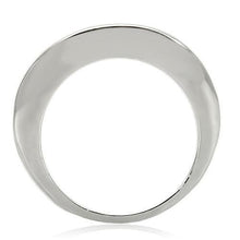 Load image into Gallery viewer, 0W242 - Rhodium + Ruthenium Brass Ring with AAA Grade CZ  in Jet