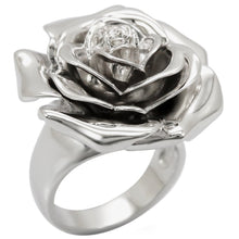 Load image into Gallery viewer, 1W044 - Rhodium Brass Ring with No Stone