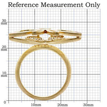 Load image into Gallery viewer, 1W096 - Matte Gold Brass Ring with AAA Grade CZ  in Multi Color