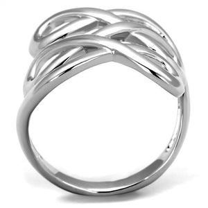3W1076 - Rhodium Brass Ring with No Stone