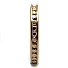 Load image into Gallery viewer, 3W1139 - IP Rose Gold(Ion Plating) Brass Ring with AAA Grade CZ  in Metallic Light Gold