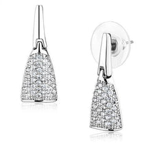 Load image into Gallery viewer, 3W1245 - Rhodium Brass Jewelry Sets with AAA Grade CZ  in Clear
