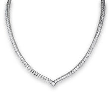 Load image into Gallery viewer, 3W1316 - Rhodium Brass Jewelry Sets with AAA Grade CZ  in Clear