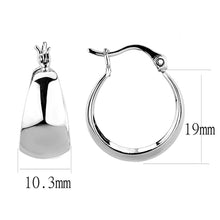 Load image into Gallery viewer, 3W1402 - Rhodium Brass Earrings with No Stone