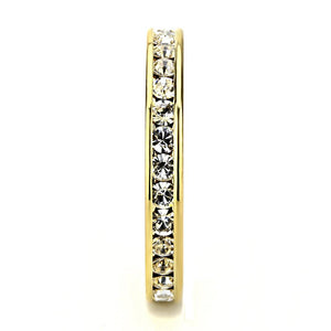 3W1538 - Gold Brass Necklace with Semi-Precious Amethyst Crystal in Amethyst