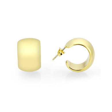 3W1740G - Flash Gold Brass Earring with NoStone in No Stone
