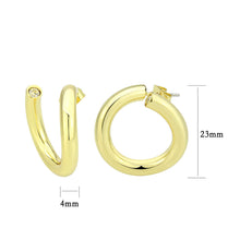 Load image into Gallery viewer, 3W1742G - Flash Gold Brass Earring with NoStone in No Stone