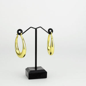 3W1749G - Flash Gold Brass Earring with NoStone in No Stone