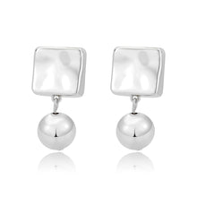 Load image into Gallery viewer, 3W1750 - Imitation Rhodium Brass Earring with NoStone in No Stone