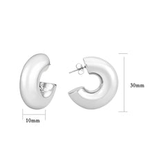 Load image into Gallery viewer, 3W1751 - Imitation Rhodium Brass Earring with NoStone in No Stone
