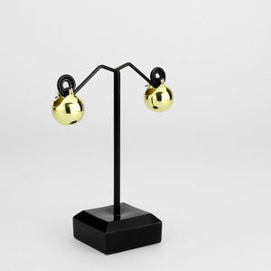 3W1753G - Flash Gold Brass Earring with NoStone in No Stone