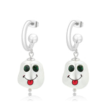 Load image into Gallery viewer, 3W1757 - Imitation Rhodium Brass Earring with Synthetic in MultiColor