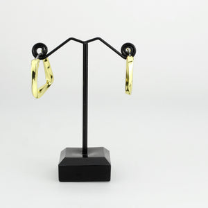 3W1759G - Flash Gold Brass Earring with NoStone in No Stone