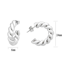 Load image into Gallery viewer, 3W1761 - Imitation Rhodium Brass Earring with NoStone in No Stone