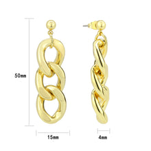 Load image into Gallery viewer, 3W1762G - Flash Gold Brass Earring with NoStone in No Stone