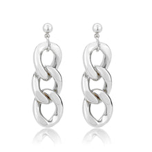 Load image into Gallery viewer, 3W1762 - Imitation Rhodium Brass Earring with NoStone in No Stone