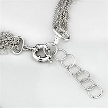 Load image into Gallery viewer, 3W412 - Rhodium Brass Necklace with No Stone