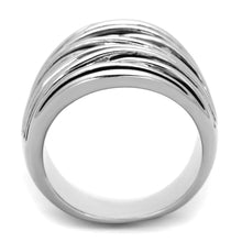 Load image into Gallery viewer, 3W596 - Rhodium Brass Ring with Epoxy  in Jet