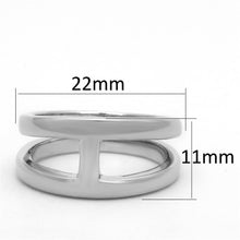 Load image into Gallery viewer, 3W603 - Rhodium Brass Ring with No Stone