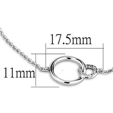 Load image into Gallery viewer, 3W711 - Rhodium Brass Bracelet with AAA Grade CZ  in Clear