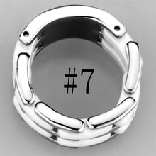 Load image into Gallery viewer, 3W975 - High polished (no plating) Stainless Steel Ring with Ceramic  in White