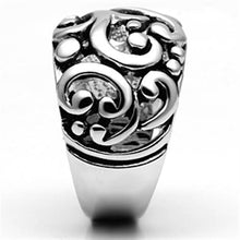 Load image into Gallery viewer, 3W052 - Rhodium Brass Ring with No Stone