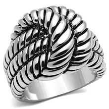 Load image into Gallery viewer, 3W061 - Rhodium Brass Ring with No Stone