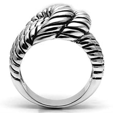 Load image into Gallery viewer, 3W061 - Rhodium Brass Ring with No Stone