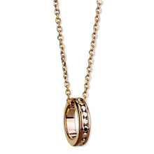 Load image into Gallery viewer, 3W1145 - IP Rose Gold(Ion Plating) Brass Chain Pendant with Top Grade Crystal  in Metallic Light Gold