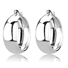 Load image into Gallery viewer, 3W1400 - Rhodium Brass Earrings with No Stone