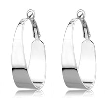 Load image into Gallery viewer, 3W1403 - Rhodium Brass Earrings with No Stone