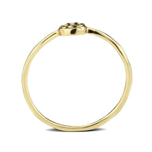 Load image into Gallery viewer, 3W1613 - Flash Gold Brass Ring with AAA Grade CZ in Clear