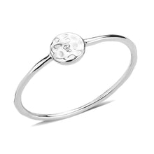 Load image into Gallery viewer, 3W1614 - Rhodium Brass Ring with AAA Grade CZ in Clear