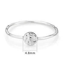 Load image into Gallery viewer, 3W1614 - Rhodium Brass Ring with AAA Grade CZ in Clear