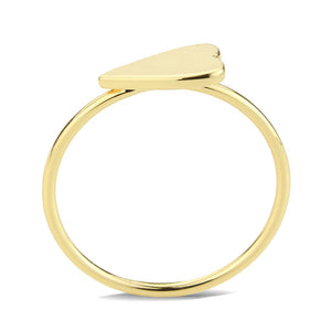 3W1617 - Flash Gold Brass Ring with No Stone in No Stone