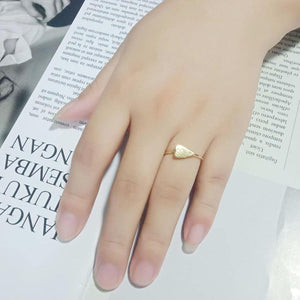 3W1617 - Flash Gold Brass Ring with No Stone in No Stone