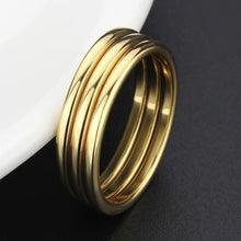 Load image into Gallery viewer, 3W1628 - Flash Gold Brass Ring with No Stone in No Stone