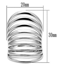 Load image into Gallery viewer, 3W168 - Rhodium Brass Ring with No Stone