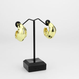 3W1739G - Flash Gold Brass Earring with NoStone in No Stone