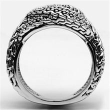 Load image into Gallery viewer, 3W248 - Rhodium Brass Ring with No Stone