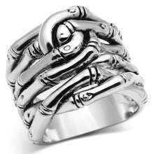 Load image into Gallery viewer, 3W253 - Rhodium Brass Ring with No Stone