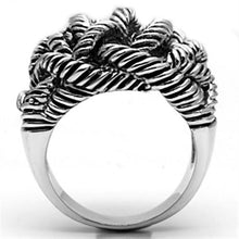 Load image into Gallery viewer, 3W257 - Rhodium Brass Ring with No Stone